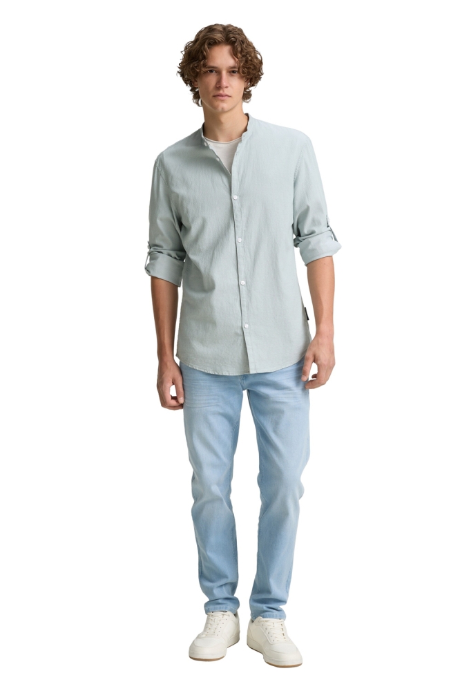 SLIM FIT GESTRUCTUREERD OVERHEMD 1046159XX12 37878